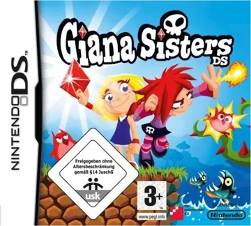 Giana Sisters DS (Europe) (En,Fr,De,Es,It) box cover front